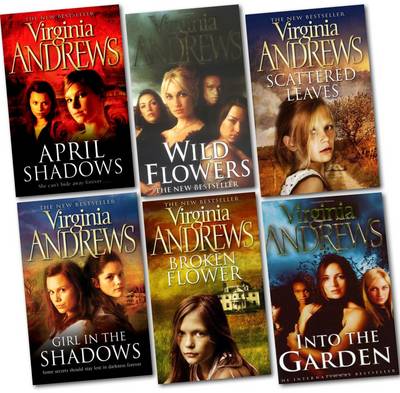 Book cover for Virginia Andrews Collection Pack (scattered Leaves, April Shadows, Broken Flower, Girl in the Shadows, Wild Flowers, into the Garden)