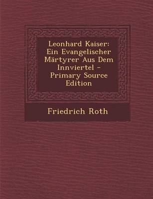 Book cover for Leonhard Kaiser