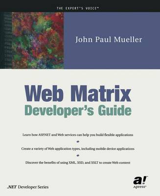 Book cover for Web Matrix Developer's Guide