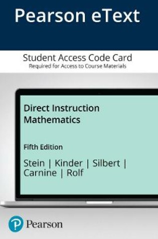 Cover of Direct Instruction Mathematics, Enhanced Pearson eText -- Access Card