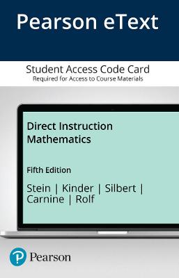Book cover for Direct Instruction Mathematics, Enhanced Pearson eText -- Access Card