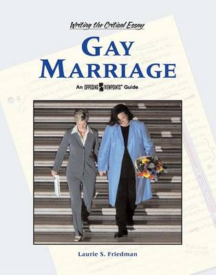 Book cover for Gay Marriage