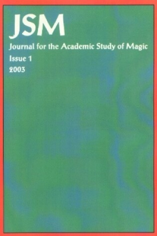 Cover of Journal for the Academic Study of Magic, Issue 1