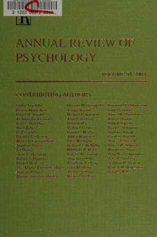 Cover of Psychology