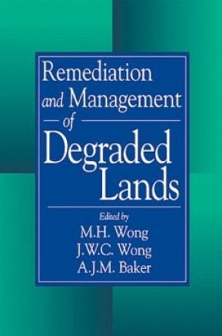 Cover of Remediation and Management of Degraded Lands