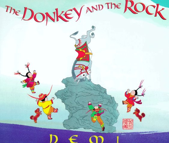Book cover for The Donkey and the Rock