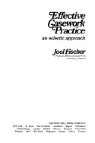 Cover of Effective Casework Practice