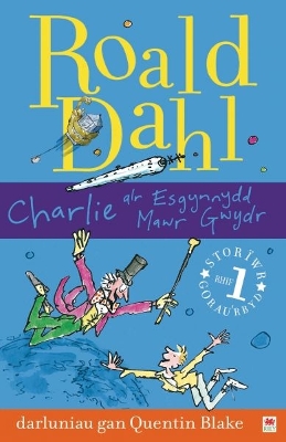 Book cover for Charlie a'r Esgynnydd  Mawr Gwydr