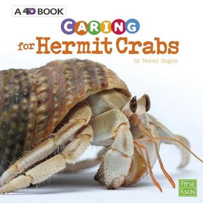 Book cover for Caring for Hermit Crabs: a 4D Book (Expert Pet Care)