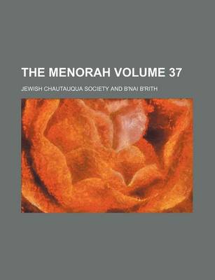 Book cover for The Menorah Volume 37