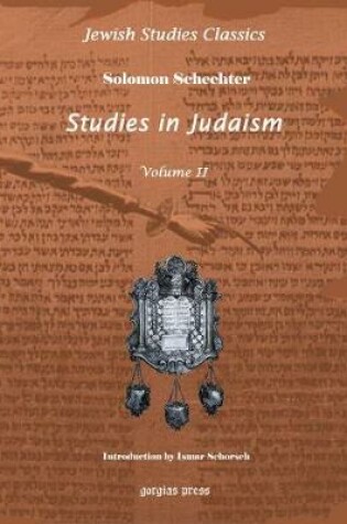 Cover of Studies in Judaism (Vol 2)