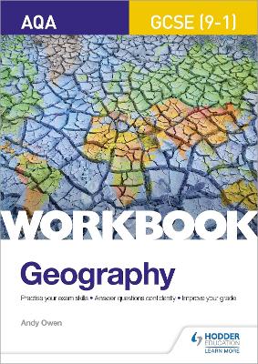 Book cover for AQA GCSE (9-1) Geography Workbook