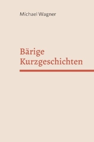 Cover of Bärige Kurzgeschichten
