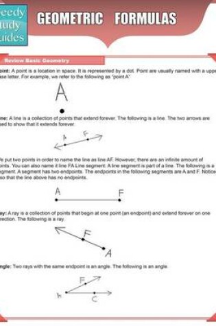 Cover of Geometric Formulas (Speedy Study Guides