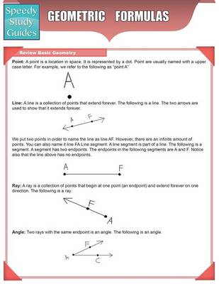 Book cover for Geometric Formulas (Speedy Study Guides