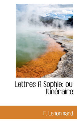 Book cover for Lettres a Sophie