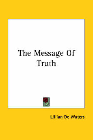 Cover of The Message of Truth