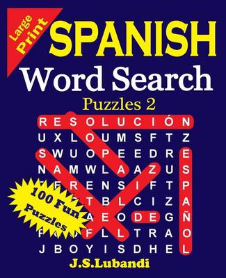 Cover of Large Print Spanish Word Search Puzzles 2