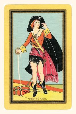 Cover of Vintage Journal Pirate Girl Poster