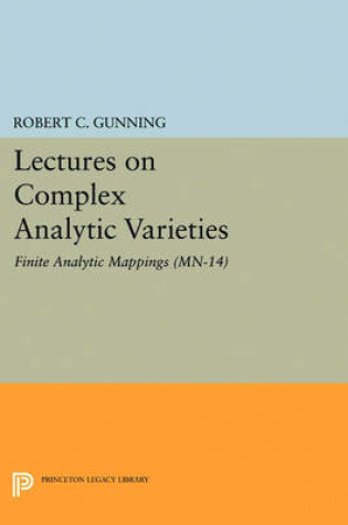 Cover of Lectures on Complex Analytic Varieties (MN-14)