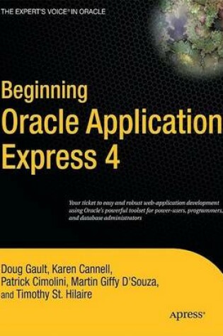 Cover of Beginning Oracle Application Express 4