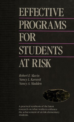 Book cover for Effective Programmes for Students at Risk