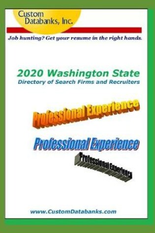 Cover of 2020 Washington State Directory of Search Firms and Recruiters