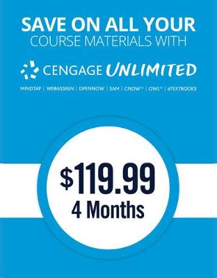 Book cover for Cengage Unlimited, 1 Term (4 Months) Printed Access Card