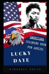 Book cover for Lucky Daye Americana Coloring Book for Adults