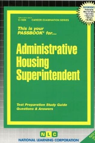 Cover of Administrative Housing Superintendent