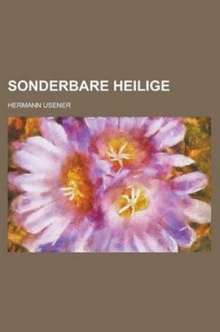 Cover of Sonderbare Heilige