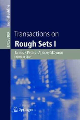 Cover of Transactions on Rough Sets