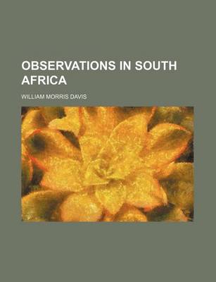 Book cover for Observations in South Africa
