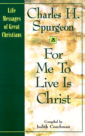 Book cover for For ME to Live is Christ