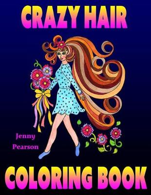 Book cover for Crazy Hair Coloring Book