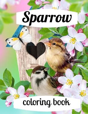 Book cover for Sparrow coloring book