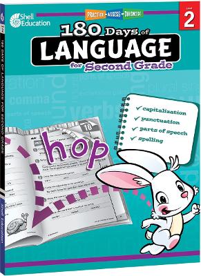 Cover of 180 Days of Language for Second Grade