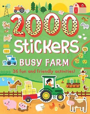 Book cover for 2000 Stickers Busy Farm