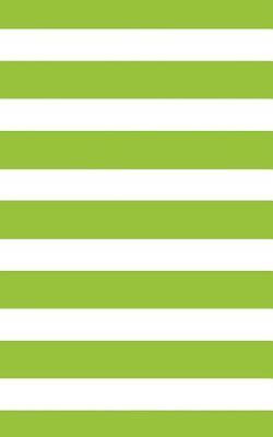 Book cover for Stripes - Lime Green 101 - Lined Notebook With Margins 5x8