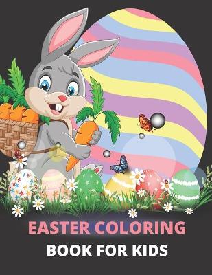 Book cover for Easter coloring book for kids