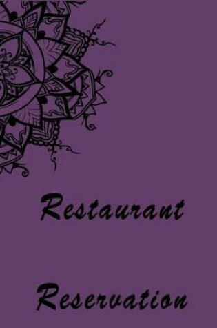 Cover of Restaurant Reservation