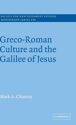 Book cover for Greco-Roman Culture and the Galilee of Jesus