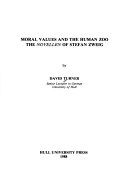 Cover of Moral Values and the Human Zoo