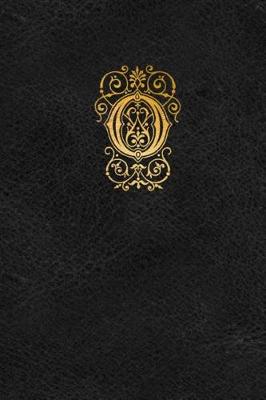 Book cover for Old English Monogram Journal - Letter O