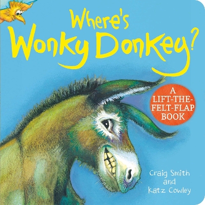 Book cover for Where's Wonky Donkey? Felt Flaps