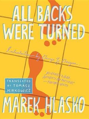 Book cover for All Backs Were Turned