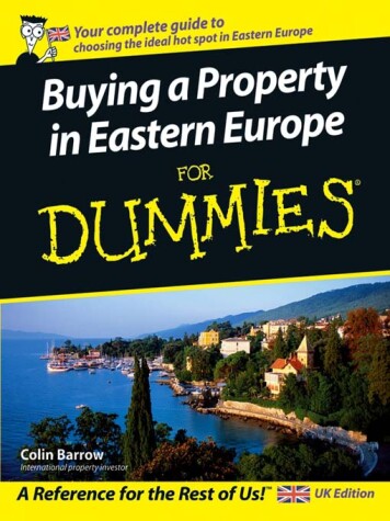 Book cover for Buying a Property in Eastern Europe For Dummies