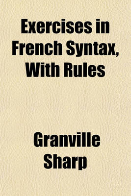 Book cover for Exercises in French Syntax, with Rules