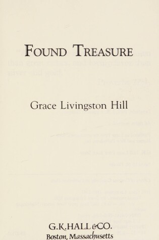 Cover of Found Treasure