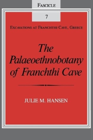 Cover of Excavations at Franchthi Cave